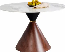 Discount KARE DESIGN Esstisch Cono Ø 120 cm Walnuss