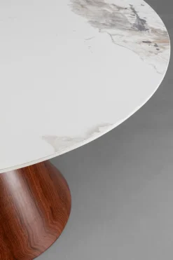 Discount KARE DESIGN Esstisch Cono Ø 120 cm Walnuss