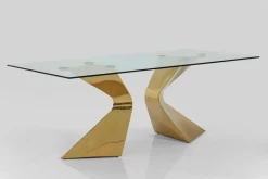 Hot KARE DESIGN Esstisch Gloria 200 x 100 cm Gold