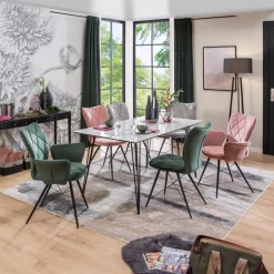 Hot Esstisch Leros 160 x 85 cm Weiß