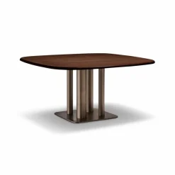 Discount Kave Home Esstisch Melvar 121 x 121 cm Walnuss