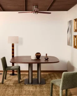 Discount Kave Home Esstisch Melvar 121 x 121 cm Walnuss