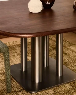 Discount Kave Home Esstisch Melvar 121 x 121 cm Walnuss