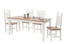 New WOLFMÖBEL Esstisch Mexiko 170 x 85 cm Weiß