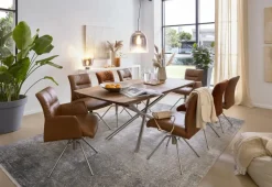 Hot Musterring Esstisch mit Auszug Helmond 200(280) x 100 cm Nussbaum