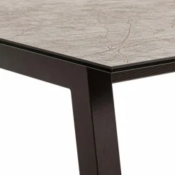 New Esstisch mit Auszug Alcudia 220 x 100 cm Braun