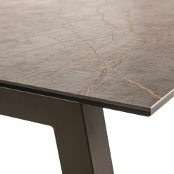 New Esstisch mit Auszug Alcudia 220 x 100 cm Braun