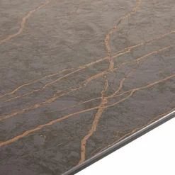 New Esstisch mit Auszug Alcudia 220 x 100 cm Braun