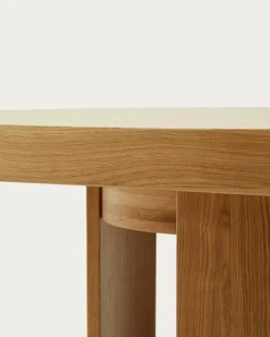 Kave Home Esstisch mit Auszug Artis Ø 120/ 170 cm