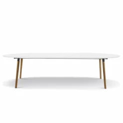 Actona Esstisch mit Auszug Belina 170/270 x 100 cm Weiß / Matt