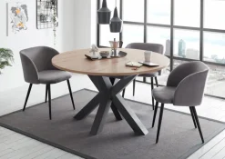 Mäusbacher Esstisch mit Auszug Big System Ø 110/150 cm