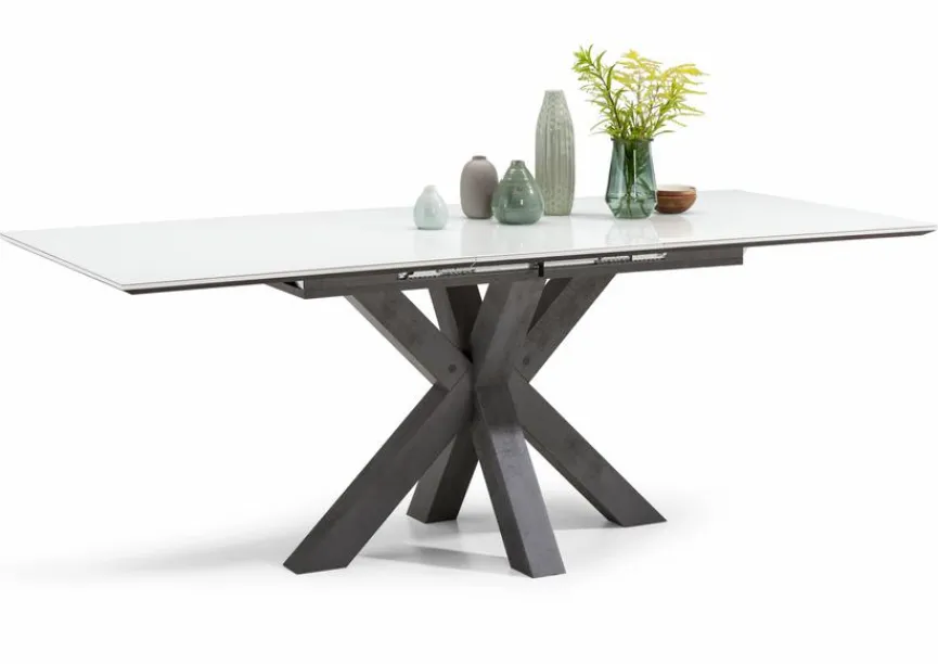 set one by Musterring Esstisch mit Auszug Chicago 160/210 x 90 cm