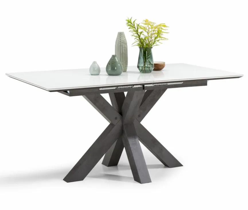 set one by Musterring Esstisch mit Auszug Chicago 160/210 x 90 cm