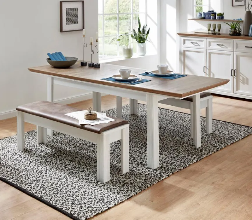 Innostyle Esstisch mit Auszug Jasmin 160 x 90 cm