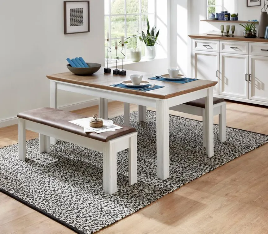 Innostyle Esstisch mit Auszug Jasmin 160 x 90 cm