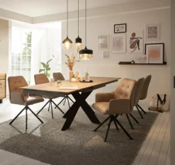 Outlet MAISON Esstisch mit Auszug Lansing 180/ 260 x 95 cm Wildeiche