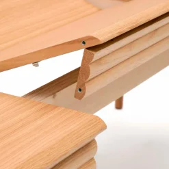 Discount Kave Home Esstisch mit Auszug Lenon 200/ 280 x 90 cm Natur