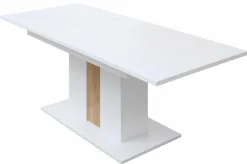 Innostyle Esstisch mit Auszug Memphis 160/210 x 90 cm Weiß