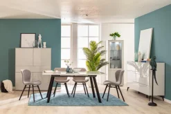 Clearance Mäusbacher Esstisch mit Auszug Monza 160/210 x 90 cm Kreidegrau