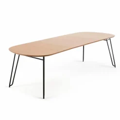 Outlet Kave Home Esstisch mit Auszug Novac 140/220 x 90 cm Eiche