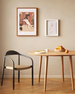 Discount Kave Home Esstisch mit Auszug Oakland Ø 120/200 cm Eiche