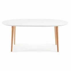 Hot Kave Home Esstisch mit Auszug Oakland 140/220 x 90 cm Weiß / Matt