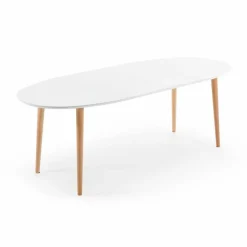Hot Kave Home Esstisch mit Auszug Oakland 140/220 x 90 cm Weiß / Matt
