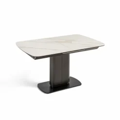 New Esstisch mit Auszug Rubi 140/180 x 90 cm Weiß