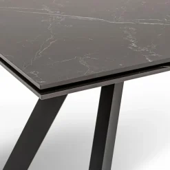 Outlet Esstisch mit Auszug Santos 160/240 x 90 cm Anthrazit