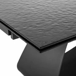 Sale Esstisch mit Auszug Sonora 180/280 x 98 cm Schwarz