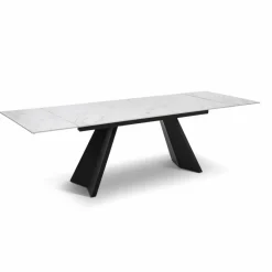 Sale Esstisch mit Auszug Vancouver 180/260 x 90 cm Weiß