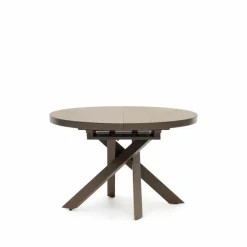 Kave Home Esstisch mit Auszug Vashiti 120/ 160 cm Braun
