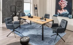 Sormani Esstisch mit Auszug Verona 200/280 x 100 cm Wildeiche geölt