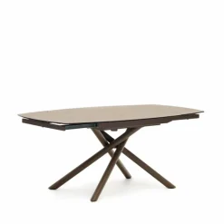 Outlet Kave Home Esstisch mit Auszug Yodalia 130/190 x 100 cm Braun