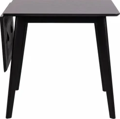 Clearance Actona Esstisch mit Klappen Roxby 80/120 x 80 cm Schwarz