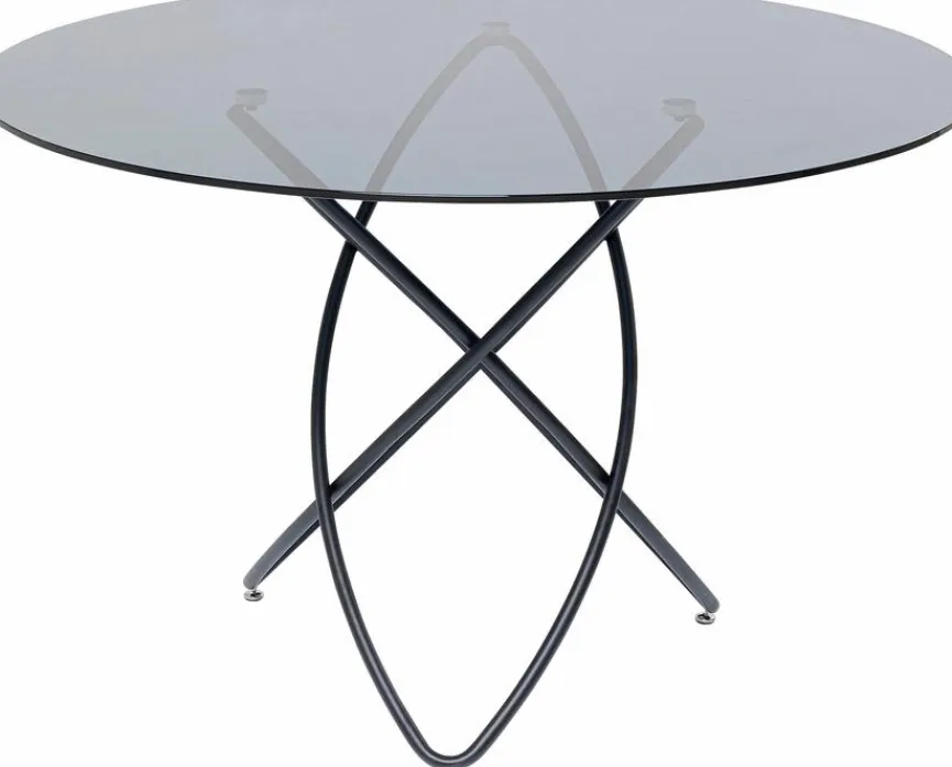 KARE DESIGN Esstisch Molekular 85673 Ø 120 cm Schwarz