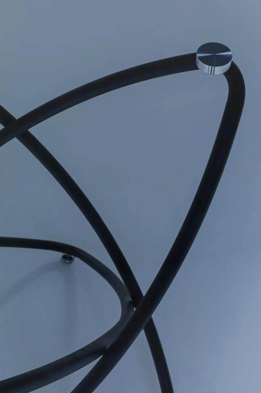 KARE DESIGN Esstisch Molekular 85673 Ø 120 cm Schwarz