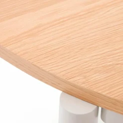 Discount Kave Home Esstisch Montuiri Ø 90/ 170 cm Eiche