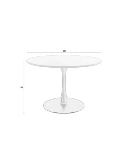 White Label Esstisch Raku Ø 110 cm