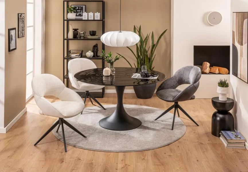 Esstisch Soria Ø 140 cm Anthrazit