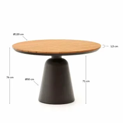 Clearance Kave Home Esstisch Tudons 120 cm Teak