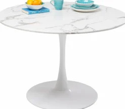 KARE DESIGN Esstisch Vento 86017 Ø 110 cm Weiß