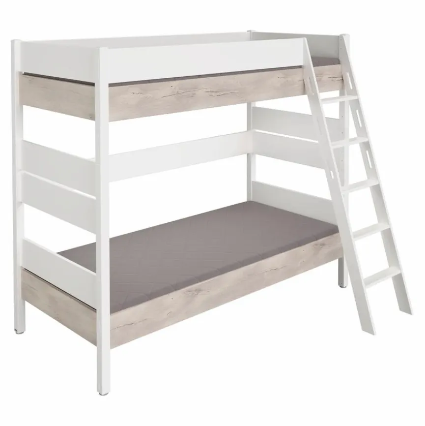 Online Paidi Etagenbett Kira 90 x 200 cm Eiche-Nautik