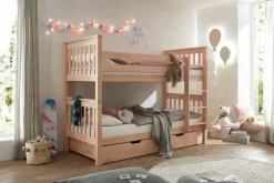 Etagenbett Pino 90 x 200 cm Natur