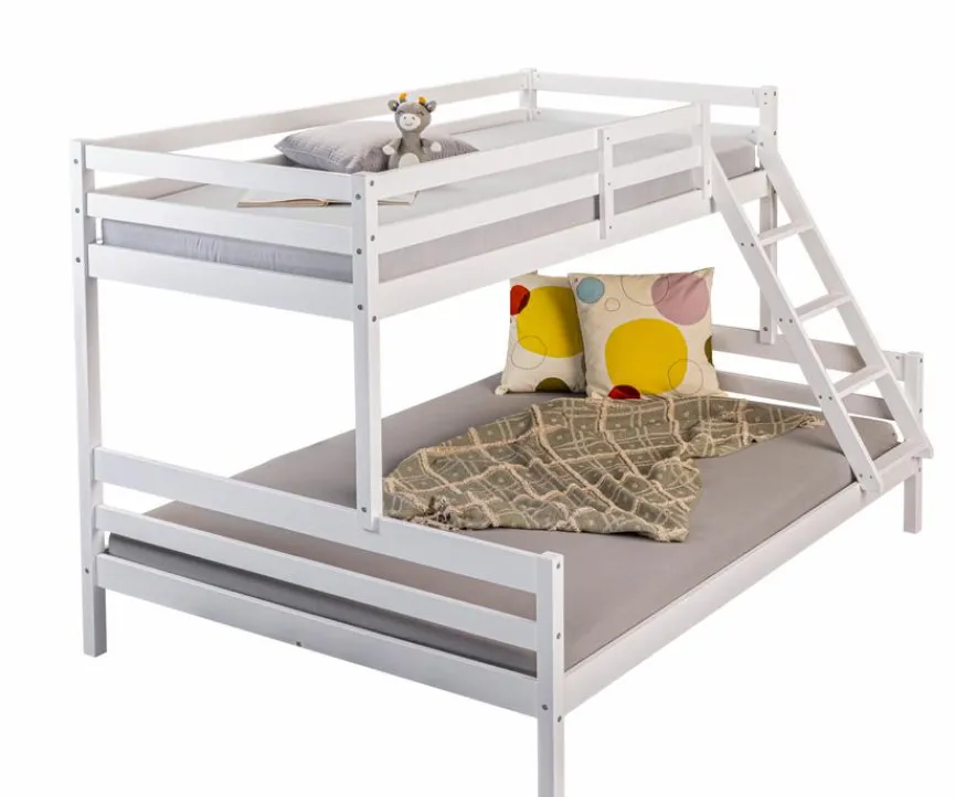 Best Inter Link Etagenbett Sleepy Cloud 140/90x200 cm Weiß