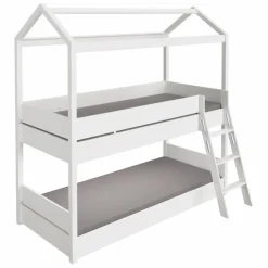 Clearance Paidi Etagenbett Tiny House 90 x 200 cm Weiß