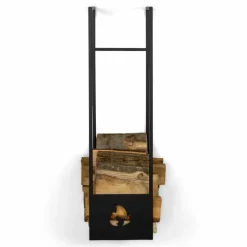 Online Spinder Design Feuerholzsammler Lumber Schwarz