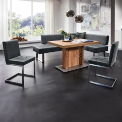 Online Komfort & Wohnen Freischwinger Spider Hellgrau