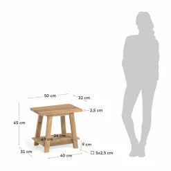 Discount DAHEIM Fußhocker Safara Teak