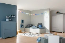 New Paidi Funktionsbett Flynn 100 x 200 cm Kieselgrau